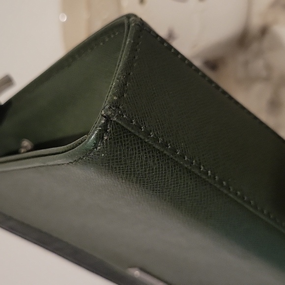 BURBERRY Zippered Clutch Leather Vintage Bag - Picture 6 of 16